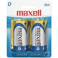 Maxell D Alkaline Battery, 2 PK 723020 - LR202BP